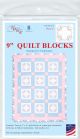 Jack Dempsey Stamped White Quilt Blocks 9 Inch X9 Inch 12 Per Pkg Hearts