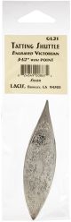 Lacis Victorian Engraved Tatting Shuttle Silver