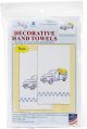 Jack Dempsey Stamped Decorative Hand Towel Pair 17 inch X28 inch Flower Delivery