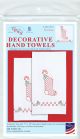 Jack Dempsey Stamped Decorative Hand Towel Pair 17 Inch X28 Inch Stocking