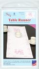 Jack Dempsey Stamped Table Runner Per Scarf 15 Inch X42 Inch Love