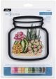 Bucilla My 1st Stitch Mini Counted Cross Stitch Kit 3 inch Frame Terrarium Cactus 14 Count