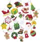 Bucilla Felt Ornaments Applique Kit Set Of 25 Christmas Minis