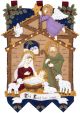Bucilla Felt Applique Wall Hanging Kit Away In The Manger