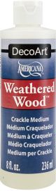 Weathered Wood Crackling Medium 8ozBrown