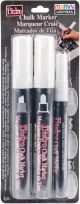 Bistro Chalk Marker Assorted Tips 3 Per Pkg White Chisel Broad and Fine Tip