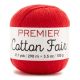 Premier Yarns Cotton Fair Solid Yarn Red 1 Pack of 1 Skein