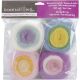 Dimensions Feltworks Roving Rolls 2oz 4 Per Pkg Pastel