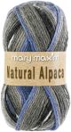 Mary Maxim Natural Alpaca Tweed Yarn Denim Stripe 1 Pack of 1 Skein