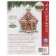 Dimensions Plastic Canvas Ornament Kit 3.25 Inch X4.25 Inch Gingerbread House 14 Count