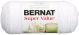 Bernat Super Value Solid Yarn White 1 Pack of 1 Skein