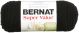 Bernat Super Value Solid Yarn Black 1 Pack of 1 Skein