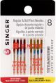 Singer Titanium Universal Regular and Ball Point Machine Needl Sizes 11 80 2 14 90 4 and 16 100 2