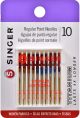 Singer Titanium Universal Regular Point Machine Needles Sizes 11 Per 80 4 14 Per 90 4 And 16 Per 100 2