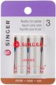 Singer Universal Leather Machine Needles Sizes 14 90 2 and 16 100 1