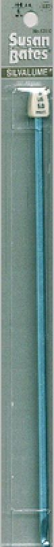Silvalume Aluminum Afghan Crochet Hook 10 Inch Size H8 Per 5mm
