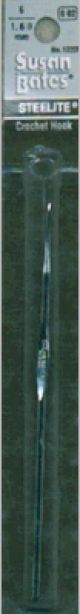 Susan Bates Steelite Crochet Hook 5 Inch Size 6per1.6mm