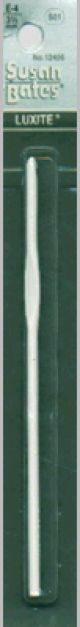 Susan Bates Luxite Plastic Crochet Hook Size E4 3.5mm 5.5 inch 