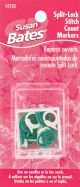 Susan Bates Split Lock Stitch Markers 2 Sizes 15 Per Pkg