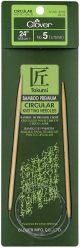 Takumi Bamboo Circular Knitting Needles 24 Inch Size 5 Per 3.75Mm
