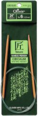 Takumi Bamboo Circular Knitting Needles 24 inch Size 6 4mm