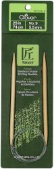 Takumi Bamboo Circular Knitting Needles 29 inch Size 9 5.5mm
