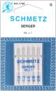 Schmetz Overlock Machine Needles BLX1 Sizes 11 75 2 and 14 90 3