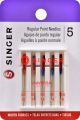 Singer Universal Regular Point Machine Needles Sizes 11 Per 80 2 14 Per 90 2 and 16 Per 100 1