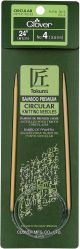 Takumi Bamboo Circular Knitting Needles 24 inch Size 4 3.5mm