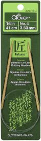 Takumi Bamboo Circular Knitting Needles 16 inch Size 4 3.5mm