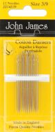 John James Cotton Darners Hand Needles Size 3 9 12 Per Pkg