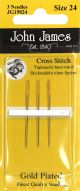 John James Gold Tapestry Hand Needles Size 24 3 Per Pkg