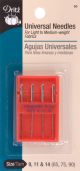 Dritz Universal Machine Needles 4 Per Pkg Sizes 9 65 11 75 and 14 90