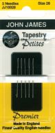 John James Petites Hand Needles Size 22 6 Per Pkg