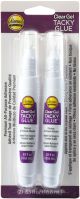 Aleene s Clear Gel Tacky Glue Pens 2 Per Pkg .63oz