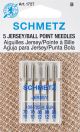 Schmetz Ball Point Jersey Machine Needles Sizes 10 70 2 12 80 2 and 14 90 1