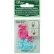 Clover Quick Locking Stitch Markers Medium 20 Per Pkg
