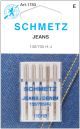 Schmetz Jean and Denim Machine NeedlesSize 18 110 5 Per Pkg