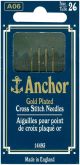 Anchor Gold Plated Cross Stitch Needles Size 26 4 Per Pkg