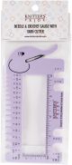 Knitters Pride Needle and Crochet View Sizer W Per Yarn Cutter Lilac 1 pack of 1 Piece 