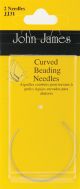 John James Curved Beading Needles 2 Per Pkg