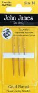 John James Gold Tapestry Hand Needles Size 20 3 Per Pkg