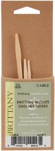 Brittany Cable Knitting Needles 3.75inches 3 Per PkgSizes 2.5 3Mm 4 3.5Mm and 7 4.5Mm