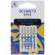 Schmetz Gold Embroidery Machine Needles Size 14 90 5 Per Pkg