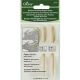 Clover Bamboo Knitting Repair Hooks Sizes 3.5mm And