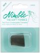 Leather Nimble Thimble W Per Metal Tip Large