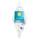 EZ Quilting 45 Degree Diamond Shape Acrylic Tool1inches To 4inches