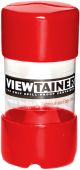 Viewtainer Slit Top Storage Container 2 Inch X4 Inch Red