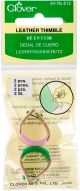 Clover Leather Thimbles Adjustable 2 Per Pkg