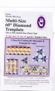 Marti Michell One Derful One Patch Template 60 Degree Diamond And Triangle